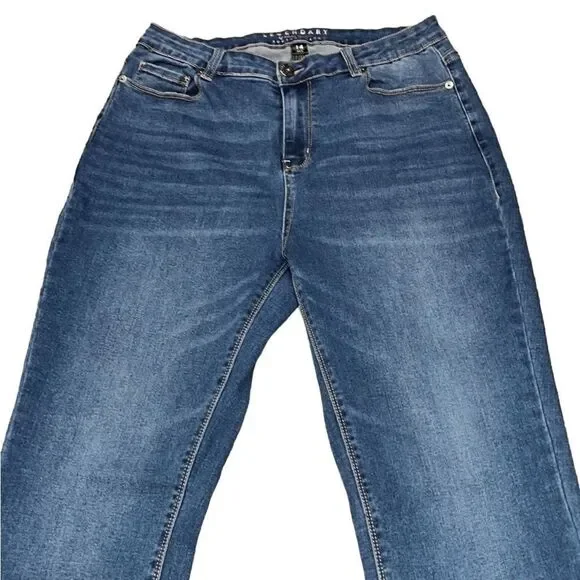 Ashley Stewart High-Waist Legendary Boot Cut Jeans - Picture 2 of 13